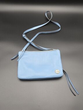 Vince Camuto‎ Gally Leather Crossbody Bag in Blue Heaven